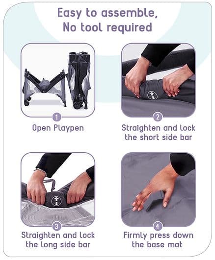 Foldable Playpen & Bed view 9