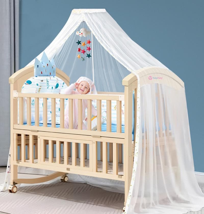 Wooden Sleeping Cot (0-4 Years) view 4