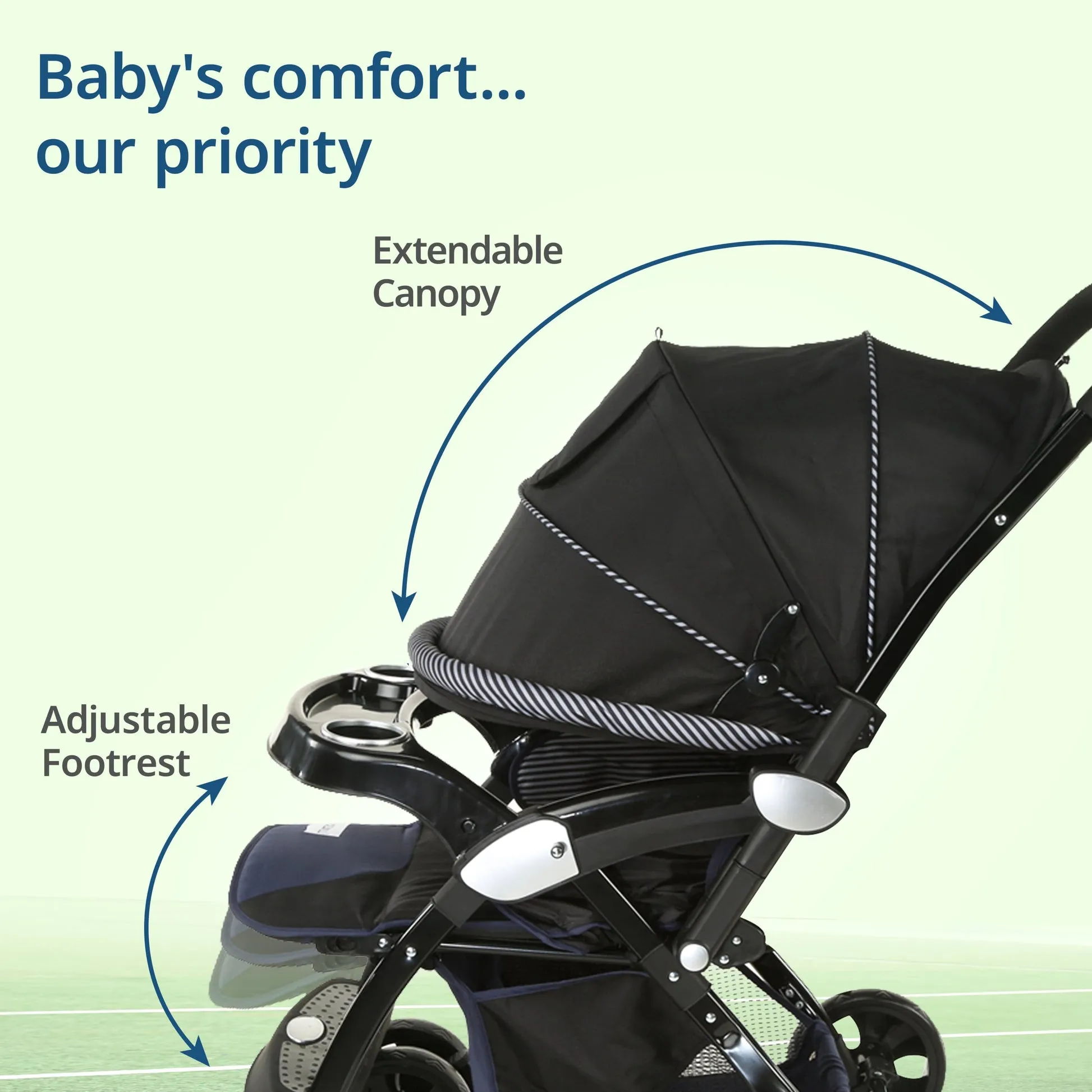 Reversible Stroller (15 kg capacity) view 2