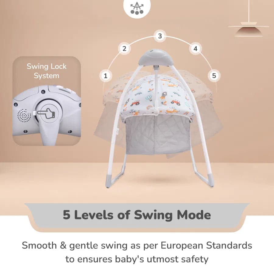 Automatic Baby Swing (Remote Control) view 6